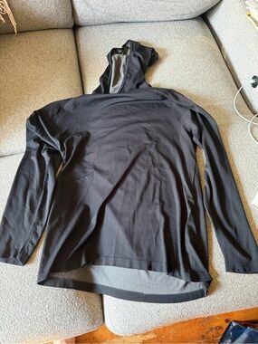 Fabletics Men's Black Performance Hooded Jacket